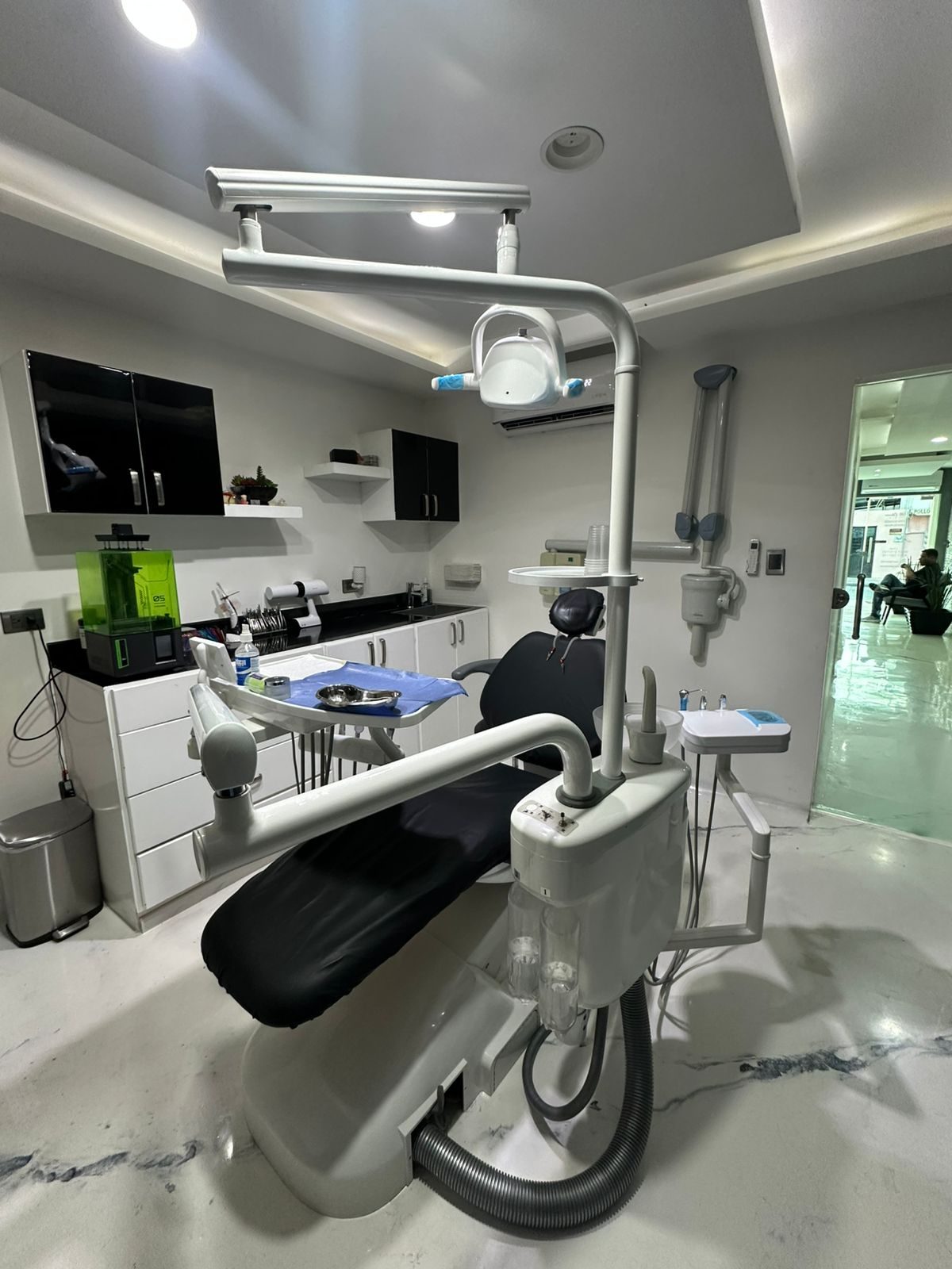 Área de trabajo del dentista